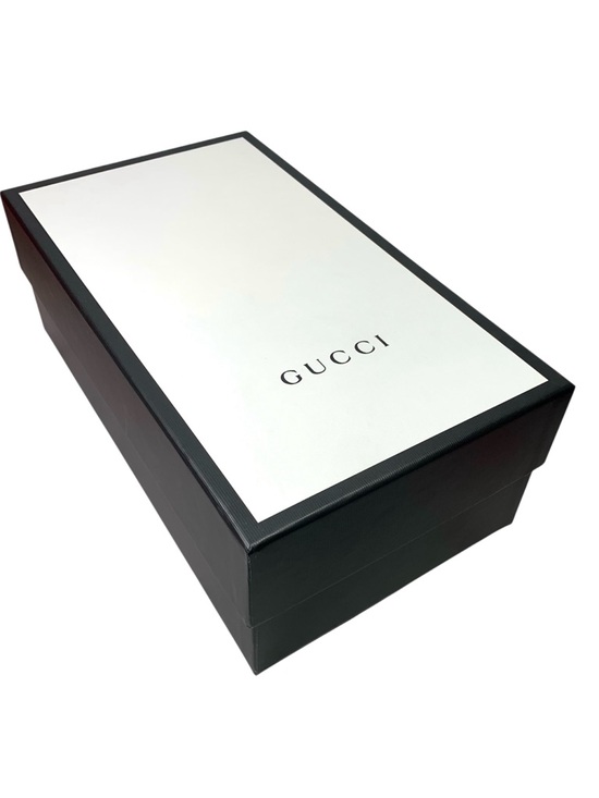 Gucci Other - Gucci Black and Off White Logo Shoe Box Dust Bag Ribbon